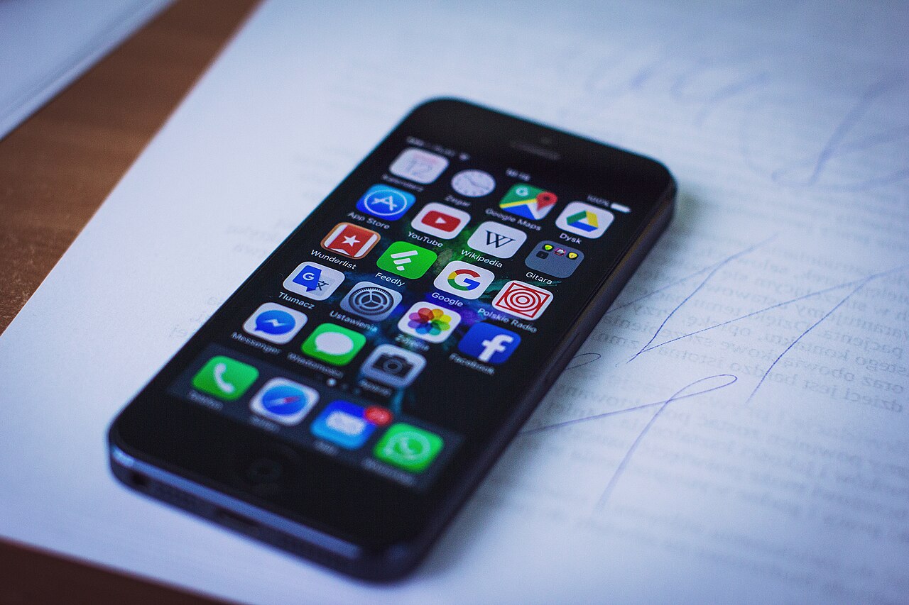 iPhone écran accueil